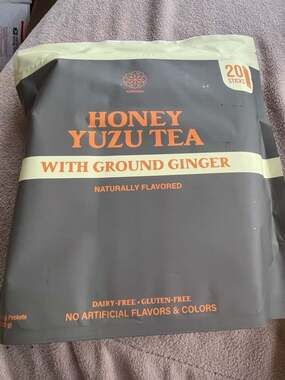 Harmony Honey Yuzu Tea with Ground Ginger 20 Sticks